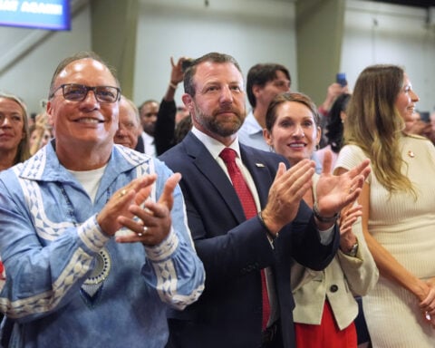 Trump makes rare presidential visit to tribal land for rally