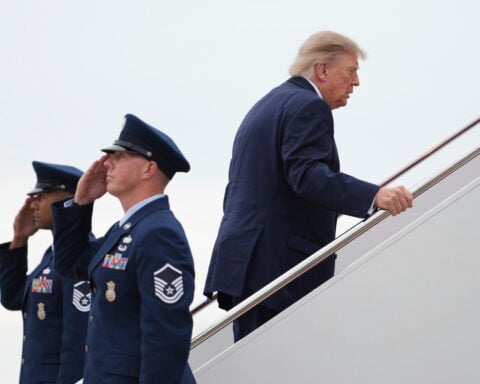 Trump rallies in Ohio to boost Jon Husted in a tight Senate race against Sherrod Brown