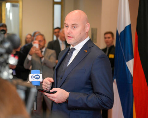 Pro-Ukraine governing coalition wins 35% in Latvian election