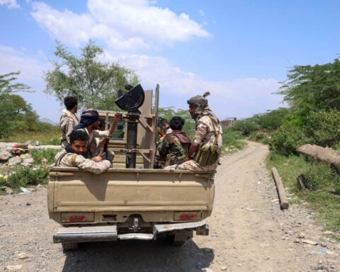 Saudi-backed Yemeni forces attack Houthis near key global trade route