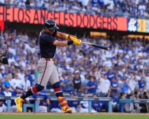 Michael Harris II leads Braves to 3-2 win over Dodgers in Game 2 to tie NLDS