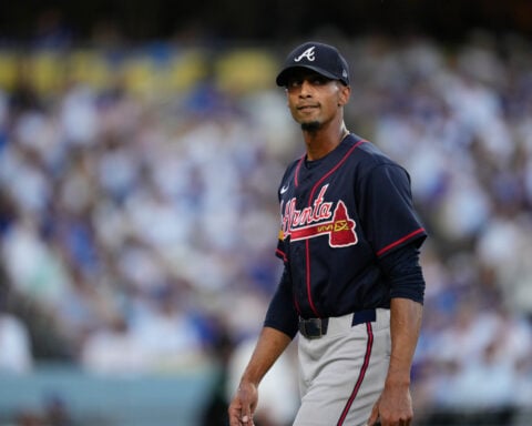 Atlanta's Ray Kerr got NLDS Game 2 start in the morning. At night, he struck out Shohei Ohtani