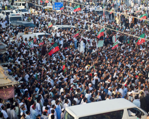 Thousands of Imran Khan supporters start march to Pakistani capital, party says