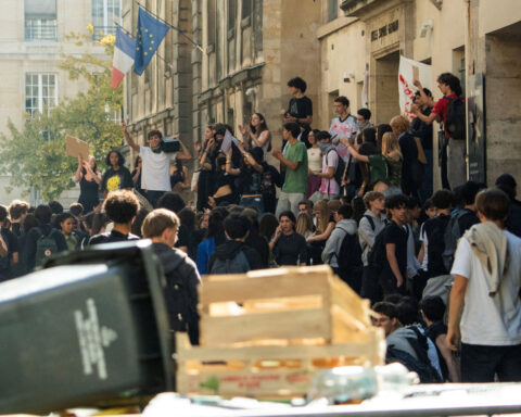 Teenager's hand blown off as French school protests enter third week