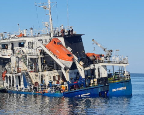 Romania says two dead after fire on ship, Ukraine blames Russian drones