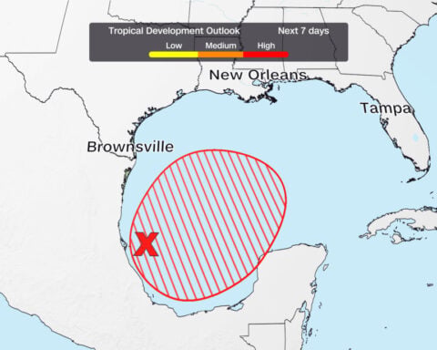 Tropical depression forms in the Gulf, forecast to strengthen into first hurricane of Atlantic season
