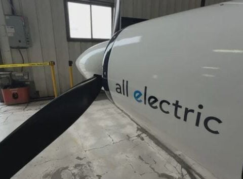 Aviation company takes flight with new all-electric plane