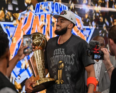 Knicks' Karl-Anthony Towns says getting an extension before the season begins doesn't look good