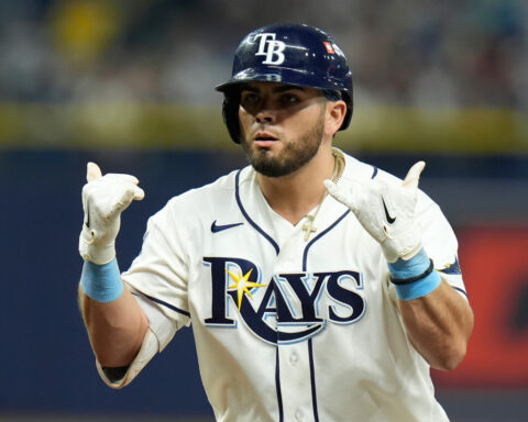 Small-ball Rays beat the sloppy Yankees 5-2 for a 2-0 lead in AL Division Series