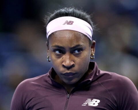 Tennis-Gauff hits out at racist abuse after replayed point in Beijing sparks backlash