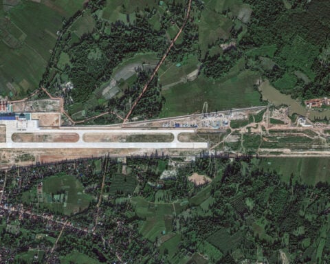 Attack aircraft, military vehicles visible at new China-Laos base, satellite images show