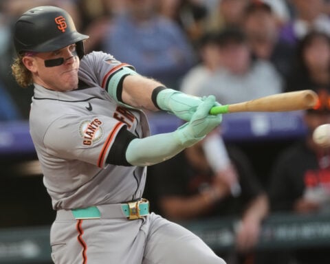 Giants end Dodgers' 3-year streak with most injured list days, while Cleveland had the fewest