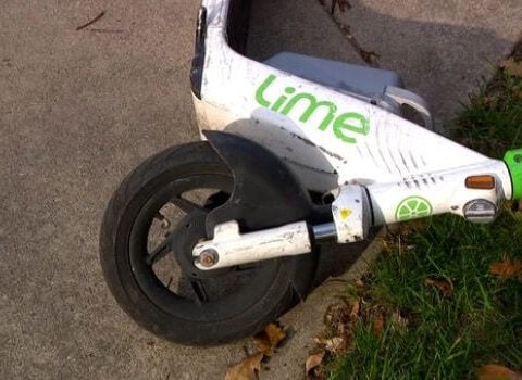 Man accused of throwing Lime scooters off St. Paul bridge; police say "as many as 100" scooters missing