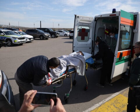 Bulgaria's leader says drone attack hits 2 commercial vessels, and Ukraine's president blames Russia