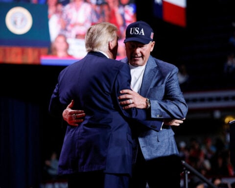 Trump awarding former baseball star Clemens the Presidential Medal of Freedom