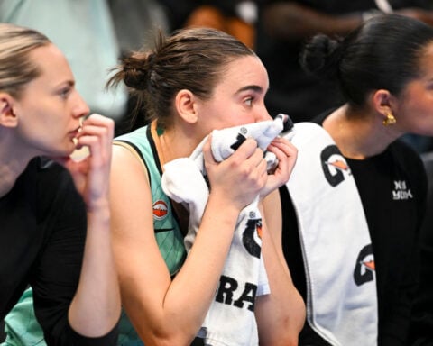 Breanna Stewart says Liberty were told they did not have a reset timeout in overtime