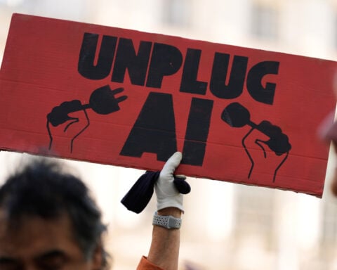 Most Americans think artificial intelligence is developing too fast, a new AP-NORC poll finds