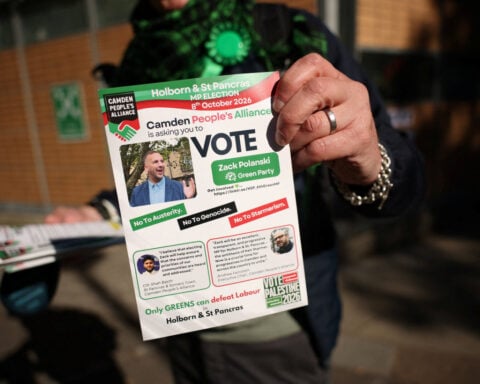 UK PM Burnham's Labour Party faces challenge from Greens in Starmer's old seat