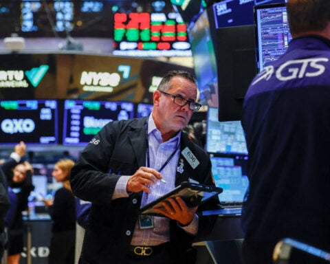 Shares slip as oil jumps and bond yields stay high