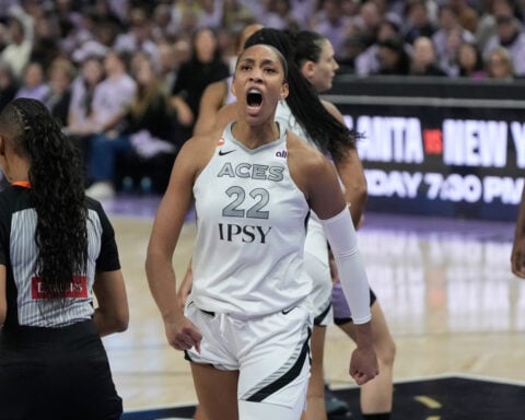 Heat center Bam Adebayo kept the secret that A'ja Wilson was the WNBA's MVP again