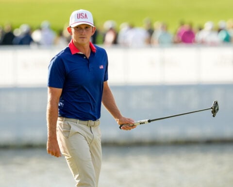 Keith Mitchell shoots a 6-under 65 to share the PGA Tour lead with Jacob Bridgeman in Japan