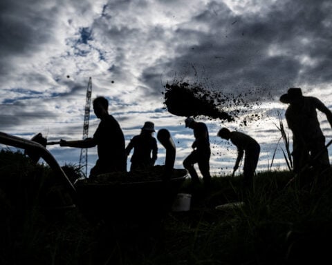 In parched Hungary, volunteers build their own dams to hold onto vanishing water