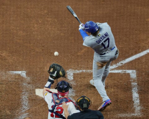 Shohei Ohtani’s bat has gone quiet, but the Dodgers keep winning for now