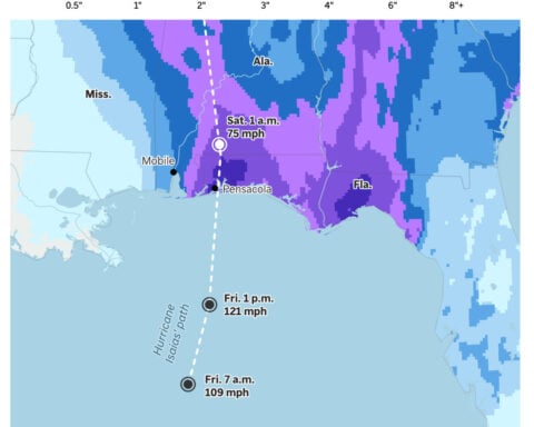 Isaias makes landfall as hurricane, hammering US Gulf Coast with powerful winds, dangerous flooding
