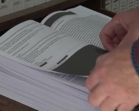 Traveling van holding tens of thousands of Epstein files makes stop in Lewiston