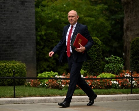 UK finance minister to call for big economies to get borrowing under control at IMF