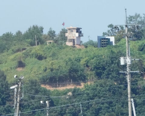 South Korea’s military says North Korea fired a projectile toward the sea