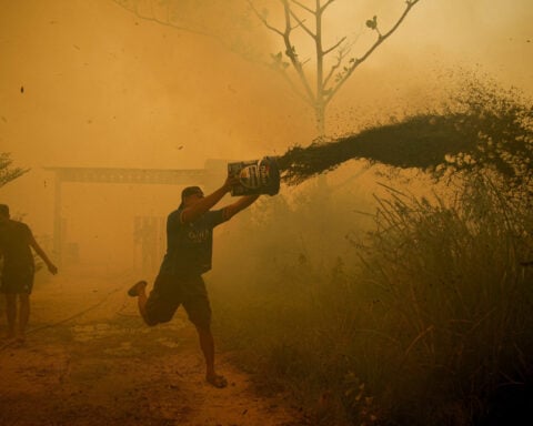 Wildfires spread into residential areas in Indonesia's Bangka Belitung, destroying over 300 houses