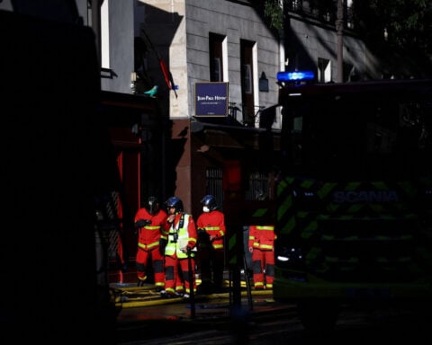 Fire destroys French capital's 'Enfants Rouges' covered food market
