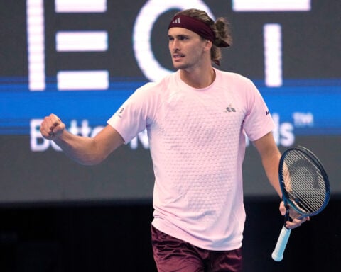 Zverev clinches year-end No. 1 ranking after Alcaraz loss and with Sinner out injured