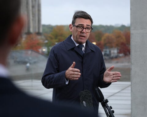 Burnham says Russian meddling in Europe shows need for closer UK-EU ties as he seeks a Brexit reset