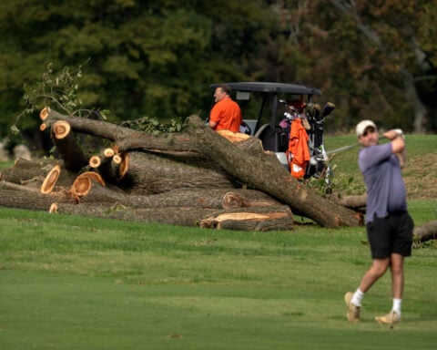 Federal judge orders Trump administration to halt work for a day on historic DC golf course