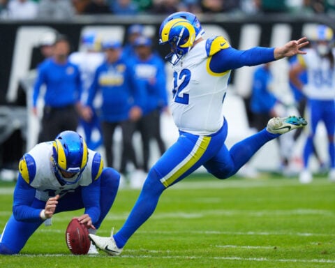 Rams cut K Harrison Mevis after 2 misses vs Bills, sign ex-Saints K Blake Grupe, AP source says