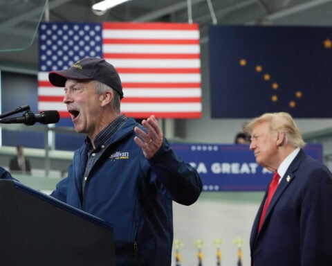 Trump went all the way to Alaska in a sign of just how close its Senate race may be