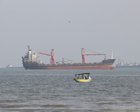 Iran says a ship sank after striking a mine in Strait of Hormuz, and other Middle East developments