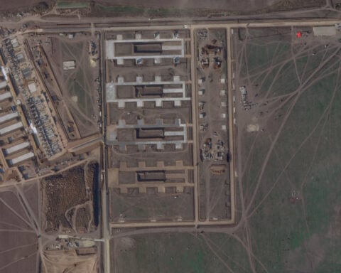Russia builds major new drone attack base in six weeks, satellite images show