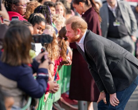 Harry and Meghan make first joint appearance since returning to the UK