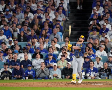 Jake Bauers was ready to retire. Now, his relentless at-bats have Brewers on brink of World Series