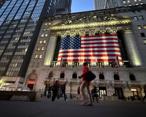Wall Street steadies following jarring drops for AI stocks worldwide
