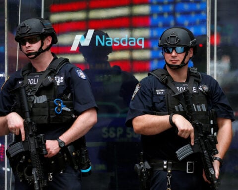 Nasdaq nears one-month low as AI stocks slide on debt concerns