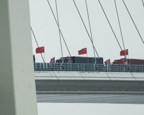 North Korea says opening ceremony was held for new bridge to China
