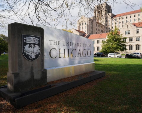 Woman chases man she believes sexually assaulted her friend at a University of Chicago fraternity party