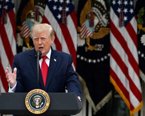 Trump says he is talking to Russia and China about denuclearization