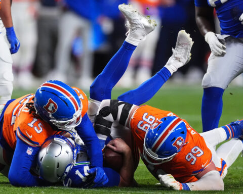 Broncos beat the Seahawks 17-14 in OT on Ja'Quan McMillian's pick, Wil Lutz's 53-yarder