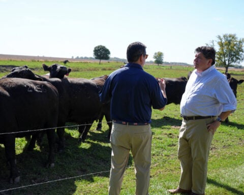 On the campaign trail, JB Pritzker courts farmers like he's running for president
