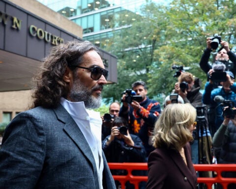 'Wild-eyed' comedian Russell Brand tried to drag me into toilets, woman tells UK court